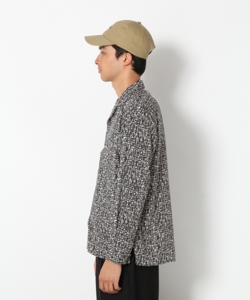 RAGEBLUE（レイジブルー）の「幾何学柄PEオープンカラーシャツ/772077（シャツ/ブラウス・メンズ・ネイビー/グレー系その他/ブルー・LARGE/MEDIUM/SMALL）」の6枚目の写真