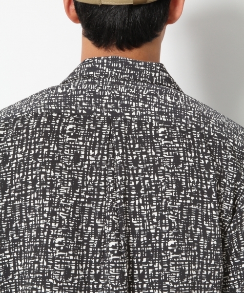 RAGEBLUE（レイジブルー）の「幾何学柄PEオープンカラーシャツ/772077（シャツ/ブラウス・メンズ・ネイビー/グレー系その他/ブルー・LARGE/MEDIUM/SMALL）」の11枚目の写真