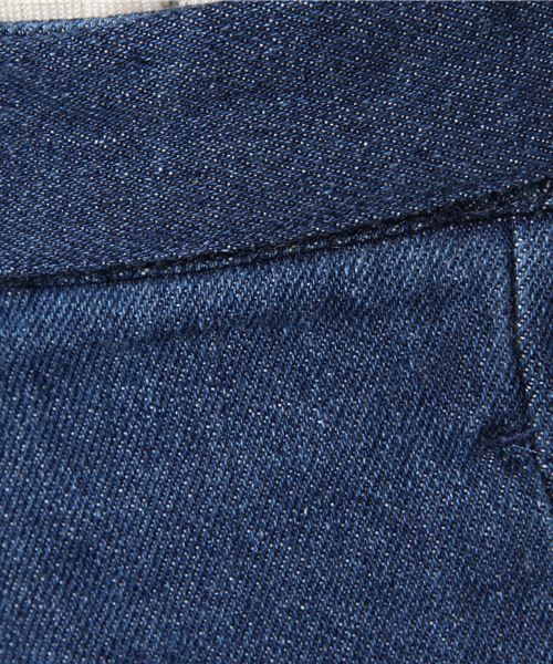 WEGO（ウィゴー）の「WEGO/デニムフリンジワイドパンツ（デニムパンツ・レディース・インディゴブルー/ダークインディゴブルー・MEDIUM/LARGE/SMALL）」の14枚目の写真