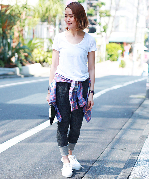 Ray BEAMS（レイビームス）の「Ray BEAMS / スウェット サルエルパンツ（その他パンツ・レディース・ブラック系その他/インディゴブルー/グレー・0/1）」の21枚目の写真