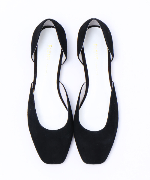 PICHE ABAHOUSE（ピシェ アバハウス）の「スクエアセパレートパンプス（パンプス・レディース・ブラック/レッド/カーキ・35/36/37/38/39）」の2枚目の写真