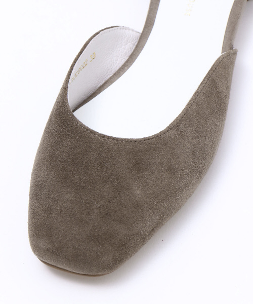 PICHE ABAHOUSE（ピシェ アバハウス）の「スクエアセパレートパンプス（パンプス・レディース・ブラック/レッド/カーキ・35/36/37/38/39）」の6枚目の写真