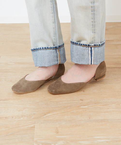 PICHE ABAHOUSE（ピシェ アバハウス）の「スクエアセパレートパンプス（パンプス・レディース・ブラック/レッド/カーキ・35/36/37/38/39）」の5枚目の写真