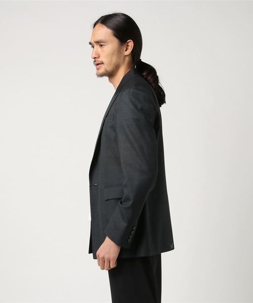 HYSTERIC GLAMOUR（ヒステリックグラマー）の「1ツ釦ピークドラペルジャケット（テーラードジャケット・メンズ・グレー系その他/ブラック系その他・LARGE/MEDIUM/SMALL）」の5枚目の写真