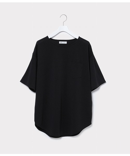 ADAM ET ROPE'（アダムエロペ）の「PEカノコ半袖ポケットTシャツ（Tシャツ/カットソー・メンズ・ブラック/カーキ/サックスブルー・L/M）」の2枚目の写真