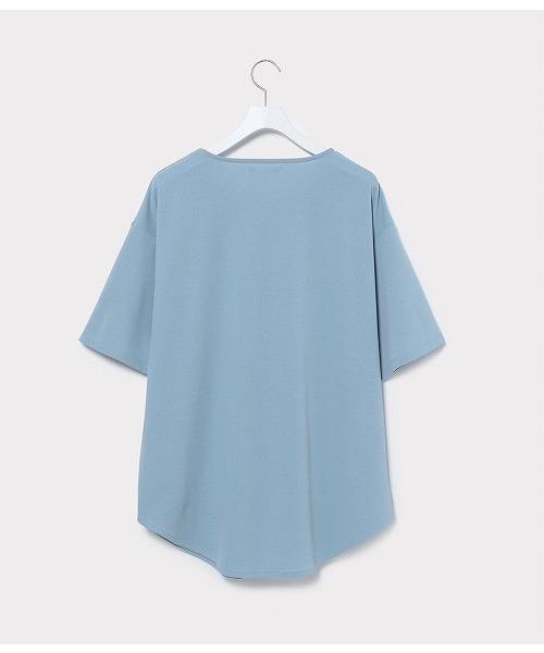 ADAM ET ROPE'（アダムエロペ）の「PEカノコ半袖ポケットTシャツ（Tシャツ/カットソー・メンズ・ブラック/カーキ/サックスブルー・L/M）」の9枚目の写真