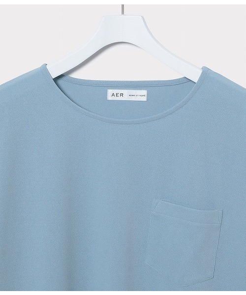 ADAM ET ROPE'（アダムエロペ）の「PEカノコ半袖ポケットTシャツ（Tシャツ/カットソー・メンズ・ブラック/カーキ/サックスブルー・L/M）」の7枚目の写真