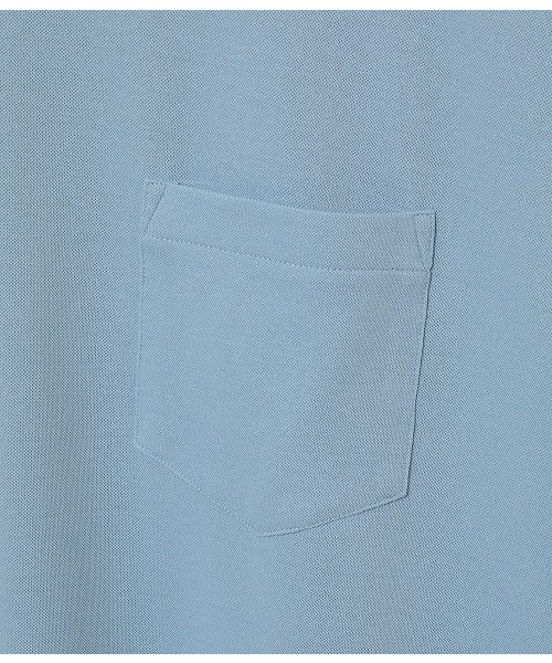 ADAM ET ROPE'（アダムエロペ）の「PEカノコ半袖ポケットTシャツ（Tシャツ/カットソー・メンズ・ブラック/カーキ/サックスブルー・L/M）」の10枚目の写真