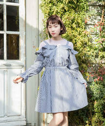 OLIVE des OLIVE ストライプ ノースリーブ ワンピース Sサイズ 29479853B_8_D_215.jpg