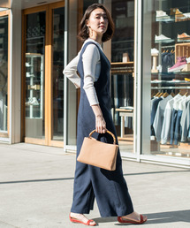 RIVE DROITE | 【洗える】リネンライクサロペット(サロペット/オーバーオール)