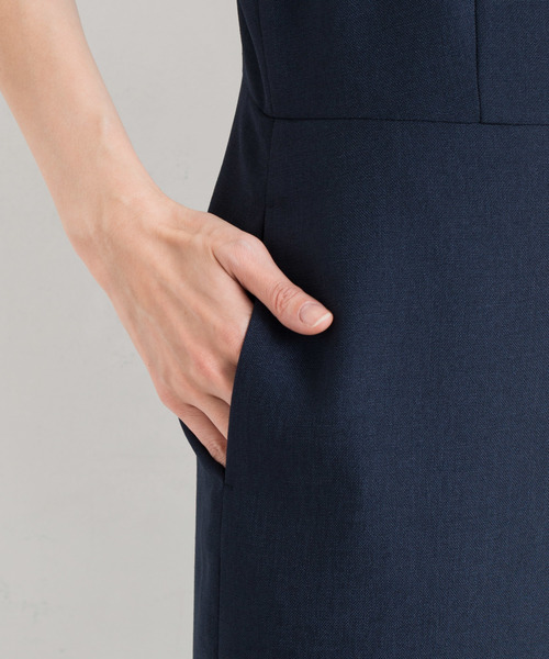 RIVE DROITE（リヴドロワ）の「【洗える】リネンライクサロペット（サロペット/オーバーオール・レディース・ライトベージュ/ネイビー・FREE）」の18枚目の写真