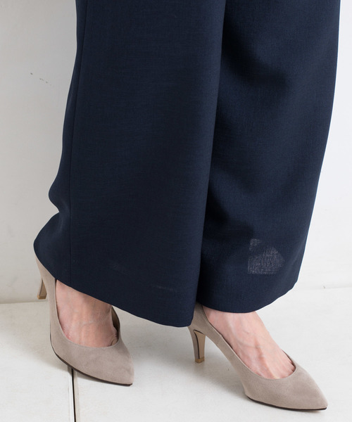 RIVE DROITE（リヴドロワ）の「【洗える】リネンライクサロペット（サロペット/オーバーオール・レディース・ライトベージュ/ネイビー・FREE）」の20枚目の写真