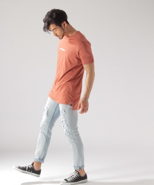 ZANEROBE(ゼインローブ)の「【ZANEROBE(ゼインローブ)】PF SST(Tシャツ/カットソー・メンズ・ホワイト/オレンジ・MEDIUM/SMALL)」の4枚目の写真