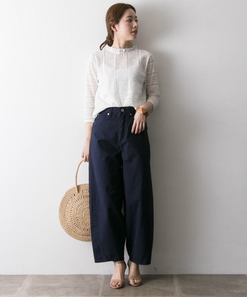 URBAN RESEARCH（アーバンリサーチ）の「チノハーレムパンツ（その他パンツ・レディース・ベージュ/ネイビー・36/38）」の4枚目の写真