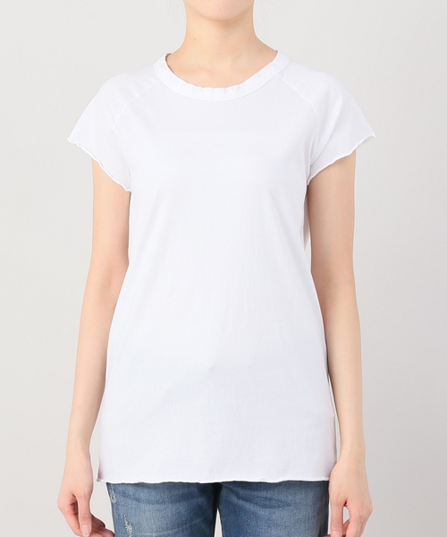 Deuxieme Classe（ドゥーズィエムクラス）の「ラグランTシャツ（Tシャツ/カットソー・レディース・ホワイト/ブラック・ﾌﾘ-）」の11枚目の写真
