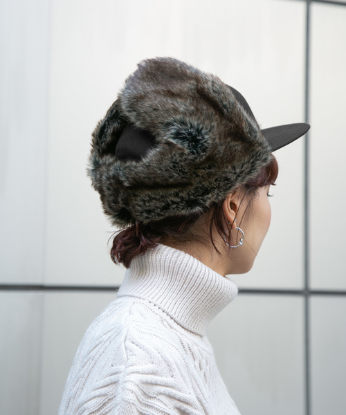 UR SELECT（ユーアールセレクト）の「New Era Dog Ear Cap（キャップ）」 WEAR