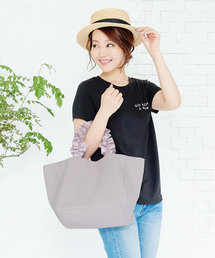 KOBE LETTUCE | [A4サイズ]ボリューミーフリルハンドルキャンバストートバッグ＊BAG/鞄/手提げ/レディース[B1180]神戸レタス(トートバッグ)