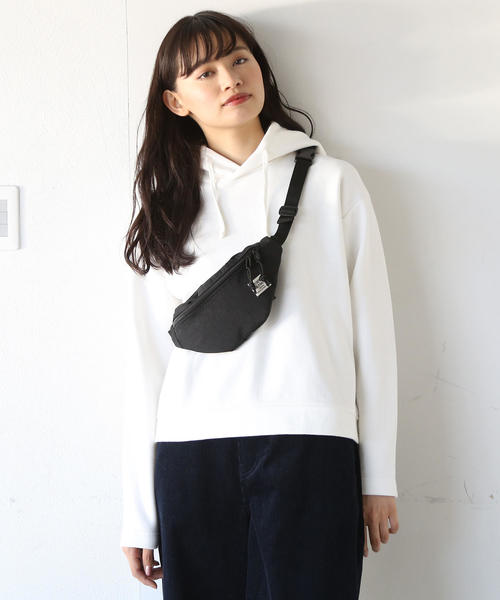 coen(コーエン)の「【新色登場】ワッシャー ウエストポーチ(ボディバッグ/ウエストポーチ・レディース・ベージュ/オレンジ/ブラック/ライラック/ホワイト・FREE)」の20枚目の写真