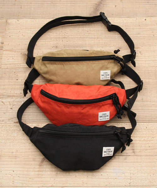 coen(コーエン)の「【新色登場】ワッシャー ウエストポーチ(ボディバッグ/ウエストポーチ・レディース・ベージュ/オレンジ/ブラック/ライラック/ホワイト・FREE)」の11枚目の写真