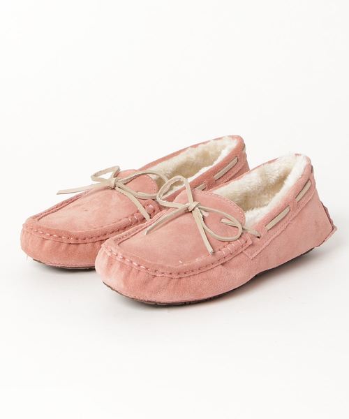 MODE KAORI(モードカオリ)の「リボンモカシンシューズ(モカシン/デッキシューズ・レディース・ブラック/ダークブラウン/キャメル/ネイビー/コーラルピンク/ライトブルー/ライトベージュ・22.5cm/23cm/23.5cm/24cm/24.5cm)」の18枚目の写真