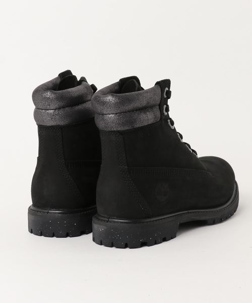 Timberland(ティンバーランド)の「【WOMEN】ウォータービル シックスインチ ダブル カラー ブーツ(ブーツ・レディース・ブラック・22.5cm/23.5cm/24.5cm/25.5cm/26.5cm/23.0cm/24.0cm/25.0cm/26.0cm)」の2枚目の写真