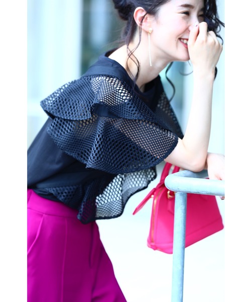 cawaii（カワイイ）の「この夏外せない。絶対的人気のアシンメトリーカットソートップス（Tシャツ/カットソー・レディース・ブラック/ホワイト・M/XL）」の12枚目の写真