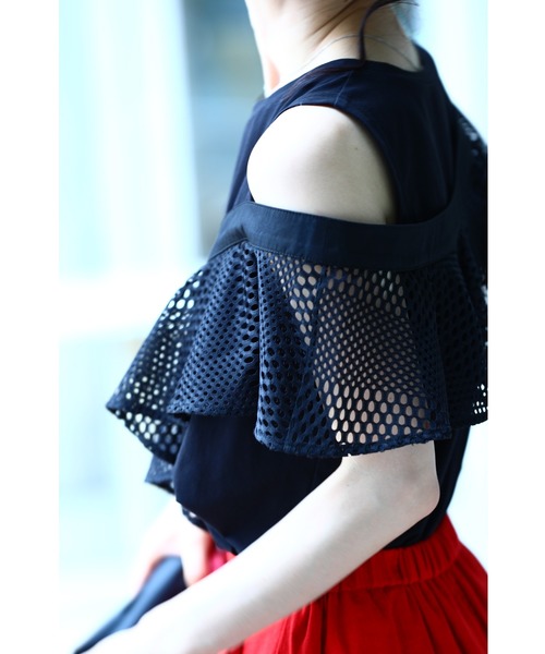 cawaii（カワイイ）の「この夏外せない。絶対的人気のアシンメトリーカットソートップス（Tシャツ/カットソー・レディース・ブラック/ホワイト・M/XL）」の9枚目の写真