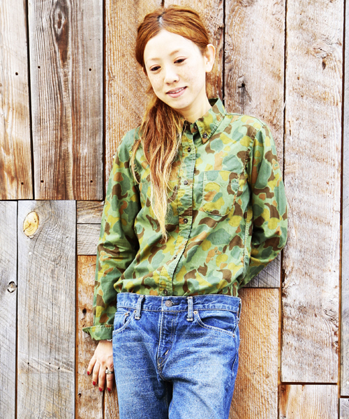 BEAMS BOY(ビームスボーイ)の「orslow / CAMOUFLAGE B.D.(シャツ/ブラウス・レディース・その他1・ONE SIZE)」の1枚目の写真