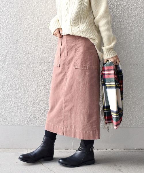 liflattie ships(リフラティ シップス)の「liflattie ships:コーデュロイスカート pink・green◇(スカート・レディース・グリーン/ピンク・SMALL/MEDIUM)」の11枚目の写真