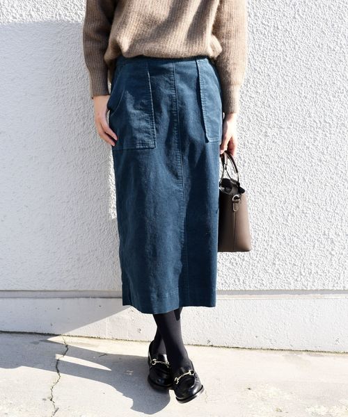 liflattie ships(リフラティ シップス)の「liflattie ships:コーデュロイスカート pink・green◇(スカート・レディース・グリーン/ピンク・SMALL/MEDIUM)」の13枚目の写真