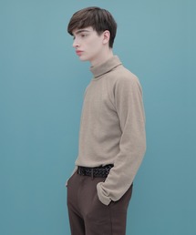 EMMA CLOTHES | ハイネックショートモヘア ラグランスリーブニットソー(ニット/セーター)