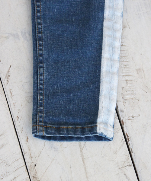 RATTLE TRAP（ラトルトラップ）の「【ハイパーストレッチスキニー】サイドラインデニム ジェギンス（デニムパンツ・メンズ・ブルー/ブラック・LL/SS/S/M/L）」の14枚目の写真