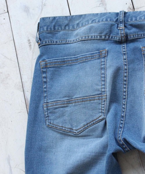 RATTLE TRAP（ラトルトラップ）の「【ハイパーストレッチスキニー】サイドラインデニム ジェギンス（デニムパンツ・メンズ・ブルー/ブラック・LL/SS/S/M/L）」の19枚目の写真