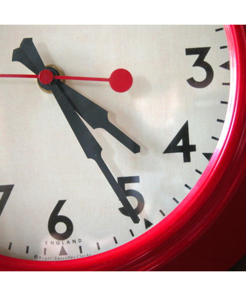 未使用☆Smiths clocks スミスクロック レッド Amazon.co.jp: SMITHS スミス 復刻版 レトロ ウォールクロック