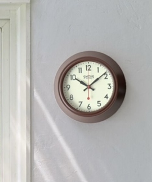 未使用☆Smiths clocks スミスクロック レッド Amazon.co.jp: SMITHS スミス 復刻版 レトロ ウォールクロック