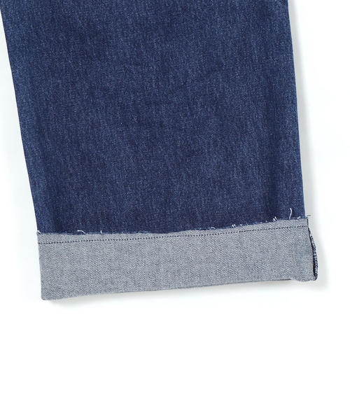 coen（コーエン）の「フレアデニムパンツ（フレイドヘムデニム / ネイビー）（デニムパンツ・レディース・ネイビー・MEDIUM/SMALL/LARGE）」の8枚目の写真