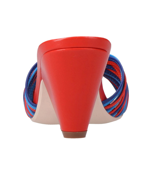 ALEXIASTAM 新品 マルチカラーミュールサンダル ALEXIASTAM 新品 マルチカラーミュールサンダル - メルカリ