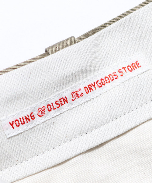 YOUNG&OLSEN The DRYGOODS STORE(ヤングアンドオルセン)の「YOUNG & OLSEN/ヤングアンドオルセン OLSEN'S BASIC CHINOS チノパン(チノパンツ・レディース・ベージュ・1/2)」の7枚目の写真