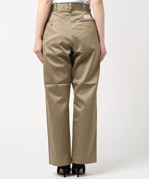 YOUNG&OLSEN The DRYGOODS STORE(ヤングアンドオルセン)の「YOUNG & OLSEN/ヤングアンドオルセン OLSEN'S BASIC CHINOS チノパン(チノパンツ・レディース・ベージュ・1/2)」の12枚目の写真