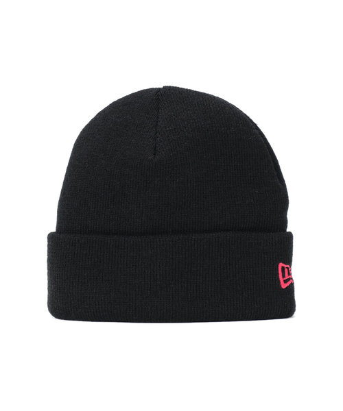 NEW ERA（ニューエラ）の「ニューエラ キッズ ニット帽 カフ NEW ERA KIDS（ニットキャップ/ビーニー・キッズ・ブラック/ブラック×ブルー/ブラック×ブラック/ブラック×ゴールド/ブラック×シルバー/ブラック×ホワイト/ベージュ/ライトピンク/ネイビー/イエロー/オレンジ/ブラウン・FREE）」の2枚目の写真