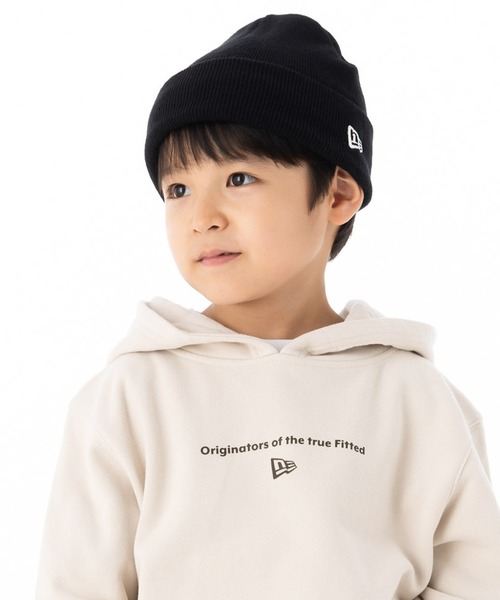NEW ERA（ニューエラ）の「ニューエラ キッズ ニット帽 カフ NEW ERA KIDS（ニットキャップ/ビーニー・キッズ・ブラック/ブラック×ブルー/ブラック×ブラック/ブラック×ゴールド/ブラック×シルバー/ブラック×ホワイト/ベージュ/ライトピンク/ネイビー/イエロー/オレンジ/ブラウン・FREE）」の17枚目の写真