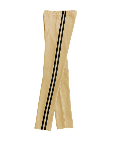 Bee des Bee(ビーデスビー)の「ラインレギンスパンツ(レギンス/スパッツ・キッズ・チャコールグレー/ブラック/グレー/ブラウン/スモークピンク/サックスブルー/クリーム/ラベンダー/ミント/ワイン/チャコール/グレイッシュベージュ/グレー系その他/杢グレー/ブルー/ネイビー/カーキ/モスグリーン/ブラック系その他/パープル系その他/ダークブラウン/ブルーグレー/ライトグレー/アイボリー/グリーン系その他/ベージュ×ブラック/グレー系その他2/グリーン系/ライトベージュ/ベージュ系/ブルー系/グレー系/ライトグリーン系/ピンク/ライラック系/ピンク系/ブルー × パープル・110cm/100cm/120cm/130cm/140cm/150cm)」の16枚目の写真