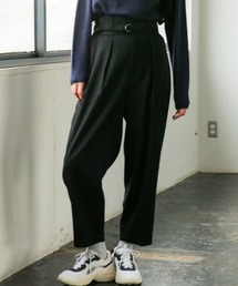 niko and... | TR起毛ハイウエストタックパンツ(その他パンツ)