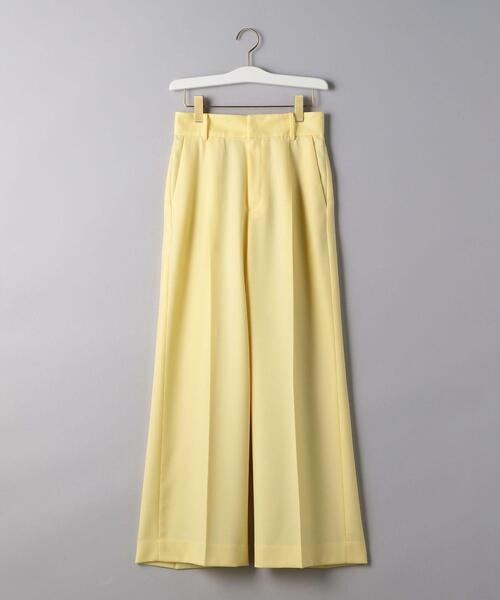 UNITED ARROWS（ユナイテッドアローズ）の「UBCB NEO-ST カラー ワイドパンツ◆（その他パンツ・レディース・イエロー/ライム・36/38/34/40）」の6枚目の写真