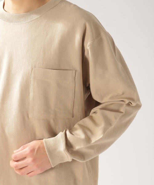 BAYFLOW（ベイフロー）の「10OZワイドL/S TEE（Tシャツ/カットソー・メンズ・ホワイト/ベージュ/ネイビー/オレンジ・SMALL/MEDIUM/LARGE）」の10枚目の写真