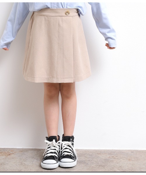 ROPE' PICNIC（ロペピクニック）の「【ROPE' PICNIC KIDS】【撥水・防汚加工】キュロットパンツ（その他パンツ・キッズ・ネイビー/グレー/キャメル・110/140/100/130/120）」の3枚目の写真