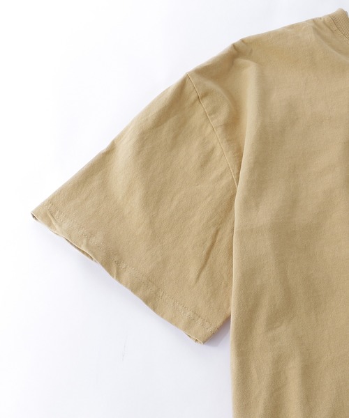 MONO-MART（モノマート）の「レイヤード オーバーサイズ 半袖Tシャツ タンクトップ(アンサンブル) 半袖カットソー+ワッフルタンクトップ 2枚セット（タンクトップ・メンズ・ホワイト/ブラック/ブラウン/ベージュ/オリーブ/チャコール・S/M/L）」の16枚目の写真