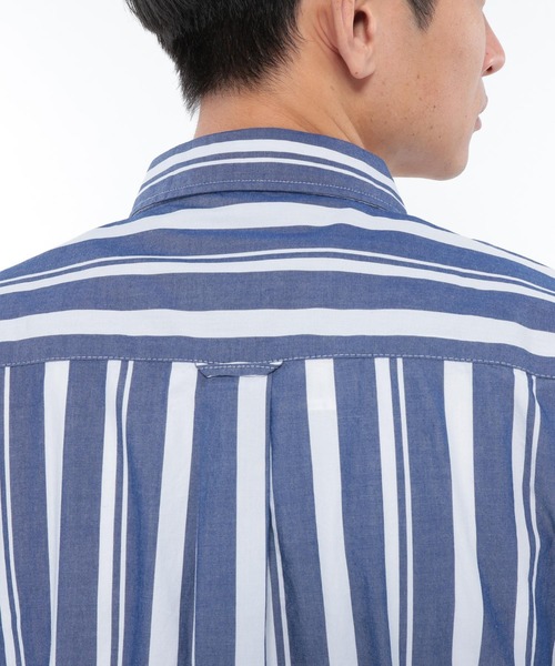 LAKOLE（ラコレ）の「BIGポケットシャツ / LAKOLE（シャツ/ブラウス・メンズ・サックスブルー/ホワイト/ベージュ/ライトベージュ/ブルー・MEDIUM/LARGE）」の16枚目の写真