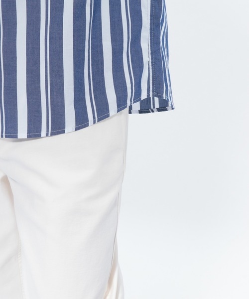 LAKOLE（ラコレ）の「BIGポケットシャツ / LAKOLE（シャツ/ブラウス・メンズ・サックスブルー/ホワイト/ベージュ/ライトベージュ/ブルー・MEDIUM/LARGE）」の19枚目の写真