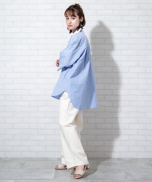 coen(コーエン)の「ベイカーワイドパンツ(その他パンツ・レディース・カーキ/ナチュラル/ブラウン・LARGE/SMALL/MEDIUM)」の6枚目の写真